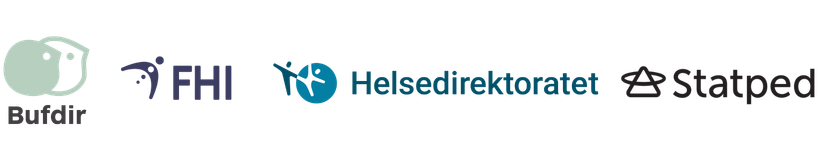 Logownw til Bufdir, FHI, Helsedirektoratet, Statsped og Udir